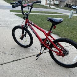 Boys 20 Inch Red Bike 