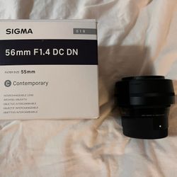 Sigma 56mm f/1.4 DG DN Contemporary Lens (Sony E)