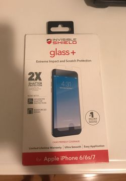 iPhone 6/6s/7 glass screen protector