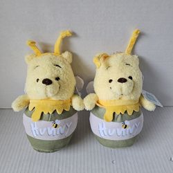 Disney Baby Winnie The Pooh in Honey Pot Plush NEW