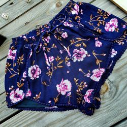 Japna Girl's Floral Shorts