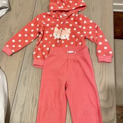 European fleece tracksuit 2-piece size 3t