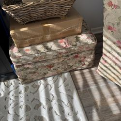 Chair And Ottoman Like New