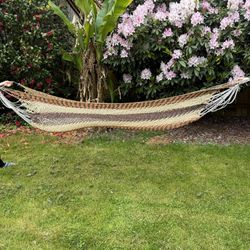 Hand-Woven Fisherman's Net Hammock from Guatemala