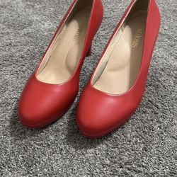red heels - never worn
