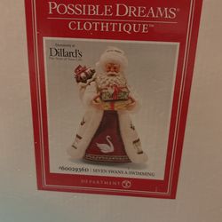 Possible Dreams FAMILY TRADITIONS SANTA FIGURINE (contact info removed) Clothtique