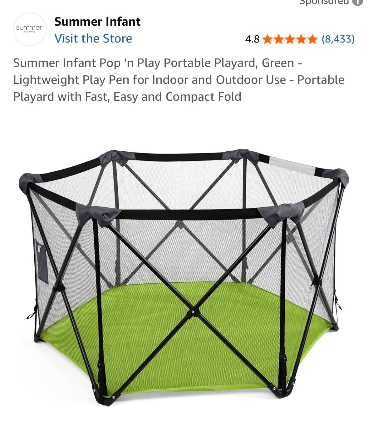 Summer Infant Pop N Play