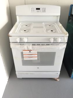 Ge model jgbs60defww gas range 30" freestanding