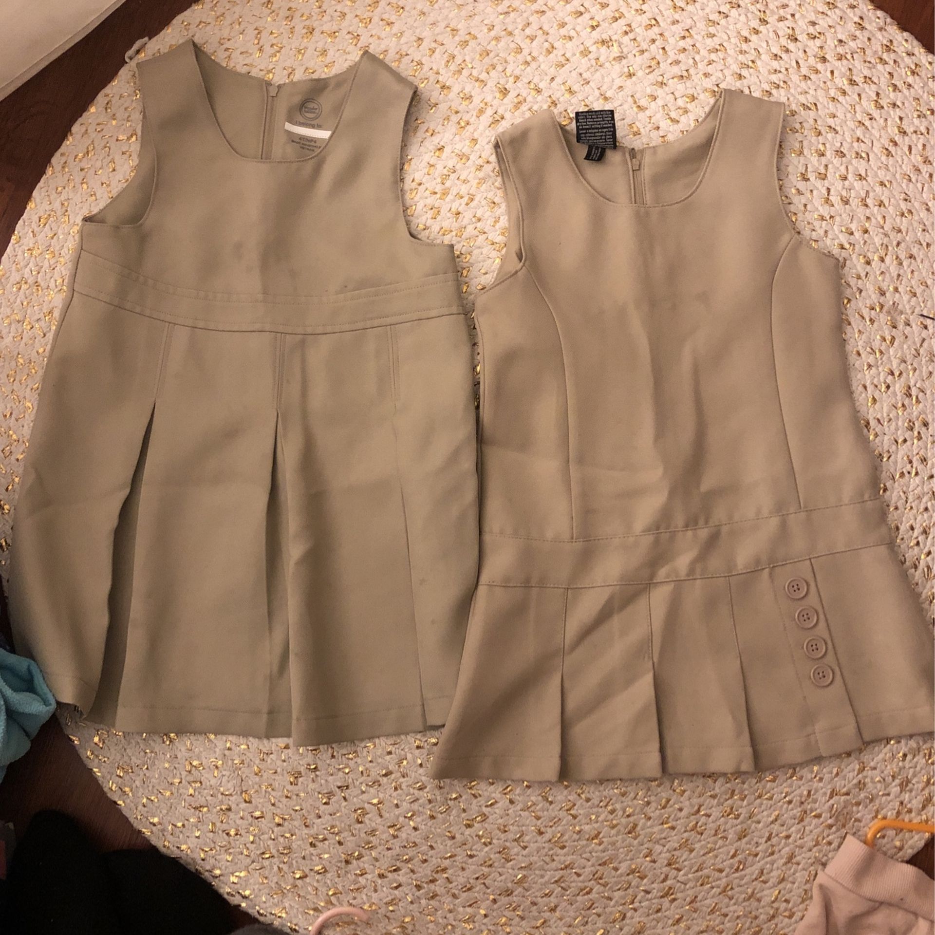 Khaki dresses/uniform dress