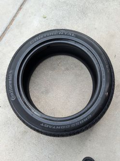 Like New Continental CrossContact Tire (265/45R20) - Tesla OEM