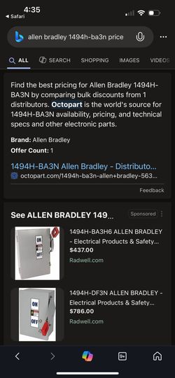 Allen Bradley Main Control Shutdown Box