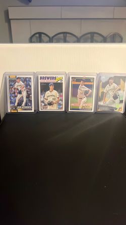 Jacob Misiorowski Milwaukee Brewers RC Card Lot (4)