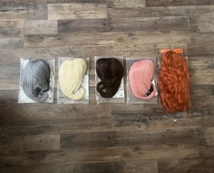 5 Wigs for $50