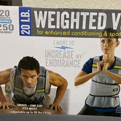 Pure Fitness Weighted Vest 20lbs NEW !!!