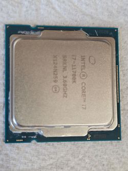 Intel I7 11700K CPU