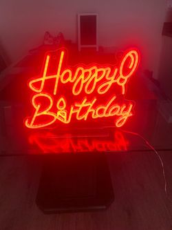 Happy birthday led light