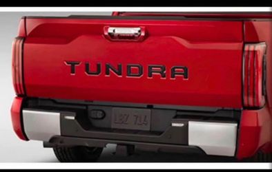 TAILGATE LETTER INSERTS FITS 2022-2026 TOYOTA TUNDRA