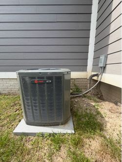 AC unit, furnace and hot water tank