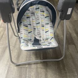 Fisher Price travel baby swing 