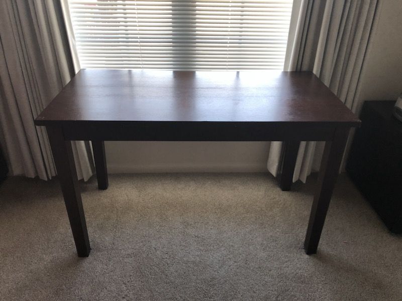 Solid Wooden Brown Desk