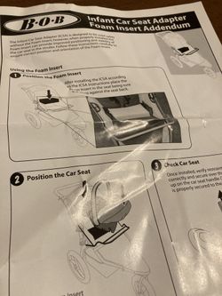 Bob stroller - car seat adapter