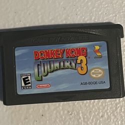 Nintendo GBA Donkey Kong Country 3