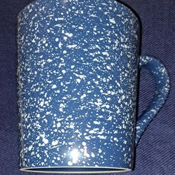Huge Mug Beautiful Blue Speckle