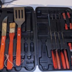 Gourmet Traditions BBQ Utensil Set-Missing A Few Utensils 