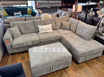 3-pc sectional sofa with storage ottoman