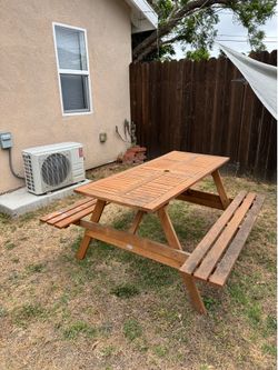 FREE outdoor picnic table