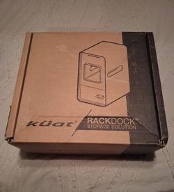Küat Rackdock, Black - Wallmount Bike Rack Storage
