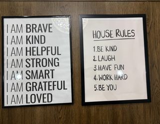 16x12 kids bedroom or playroom wall decor or wall art