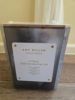 6 Piece Bath Accessories Set