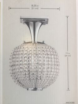 Hampton Bay Semi-Flush Mount Light