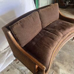 Brown Vintage Settee