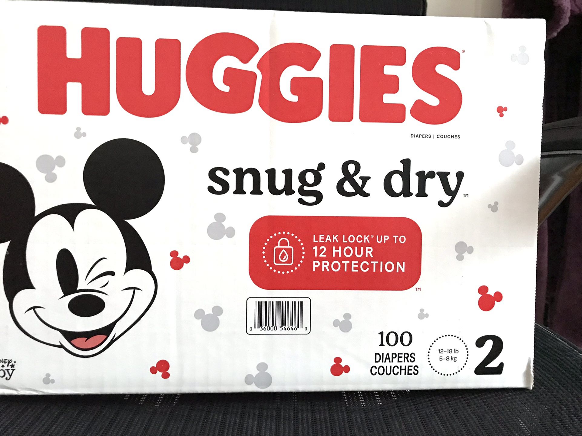 Huggies Snug Dry Size 2/100 Diapers 