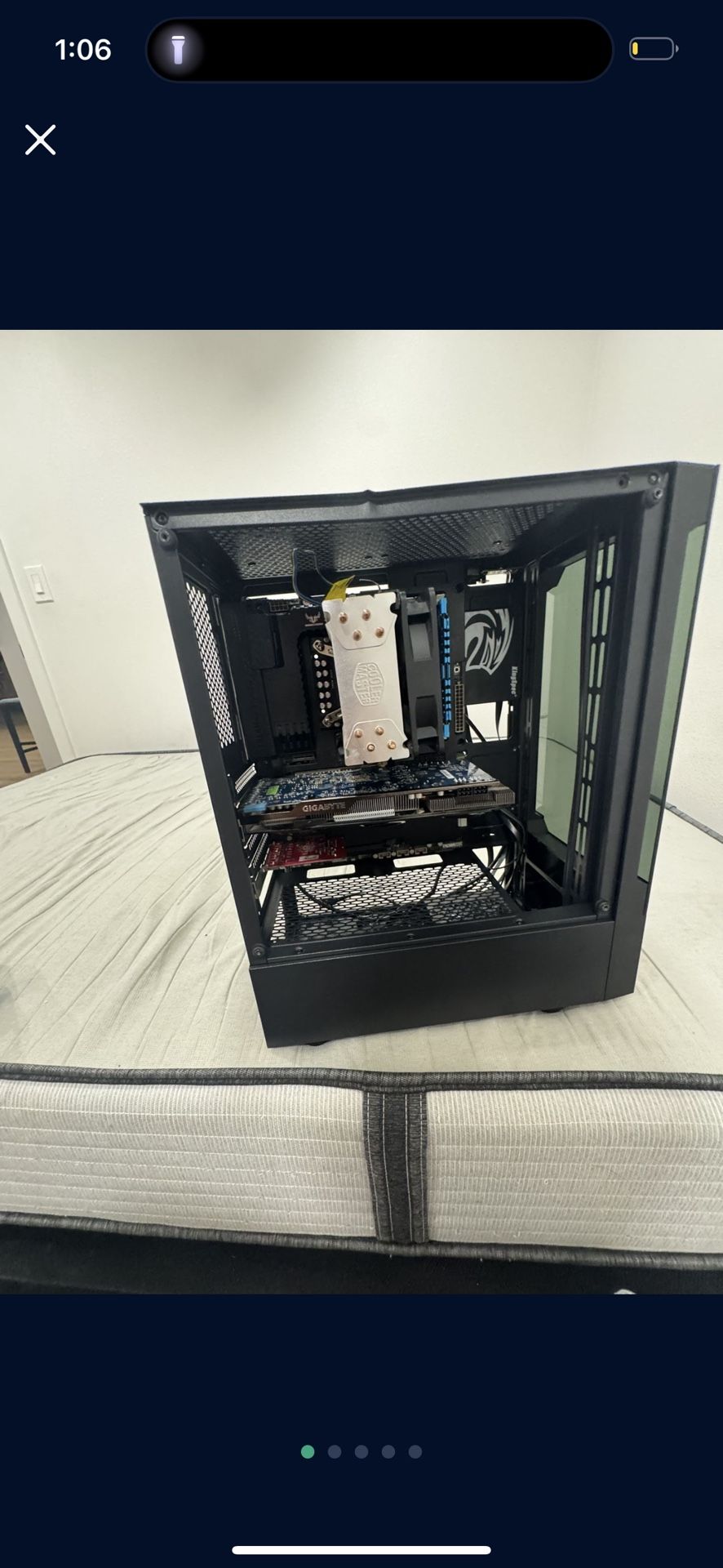 Gaming pc І7 3700k, video card 1060 ti and the motherboard asus tf sabetooth z77 m2 drive at 512GB a