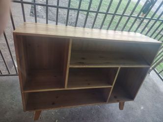 Wooden entry table