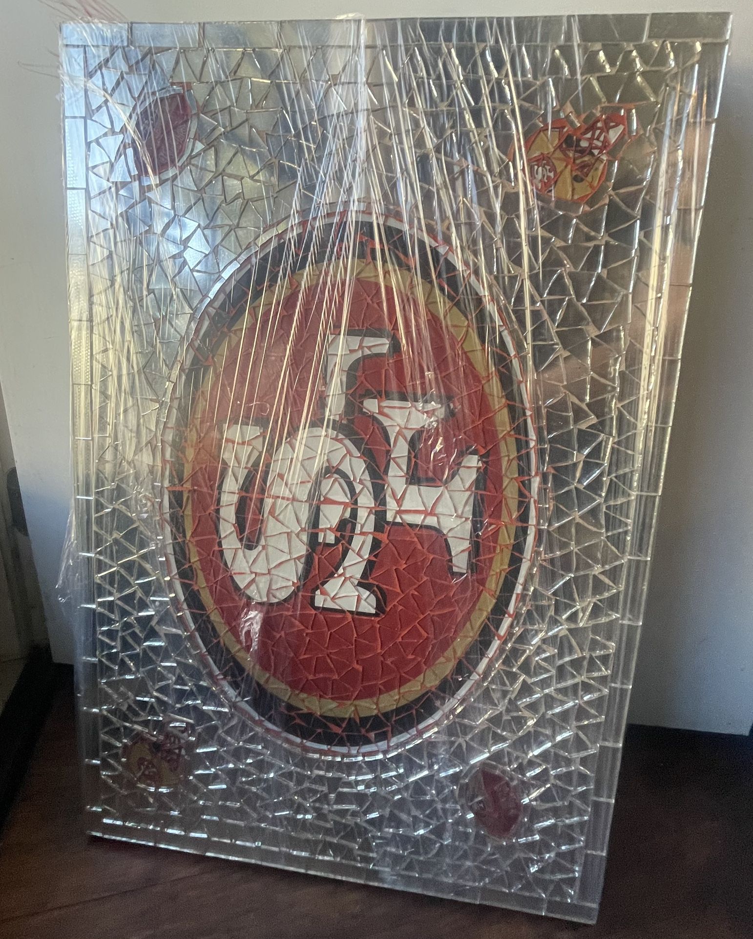 49ers Glass Mirror