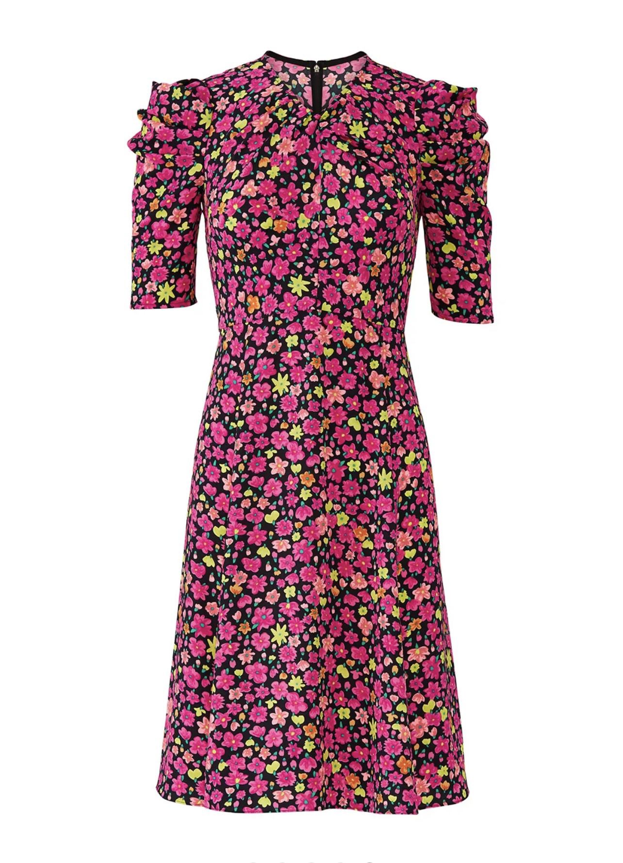 NWT KATE SPADE Marker Floral A-line Dress, size 6/M