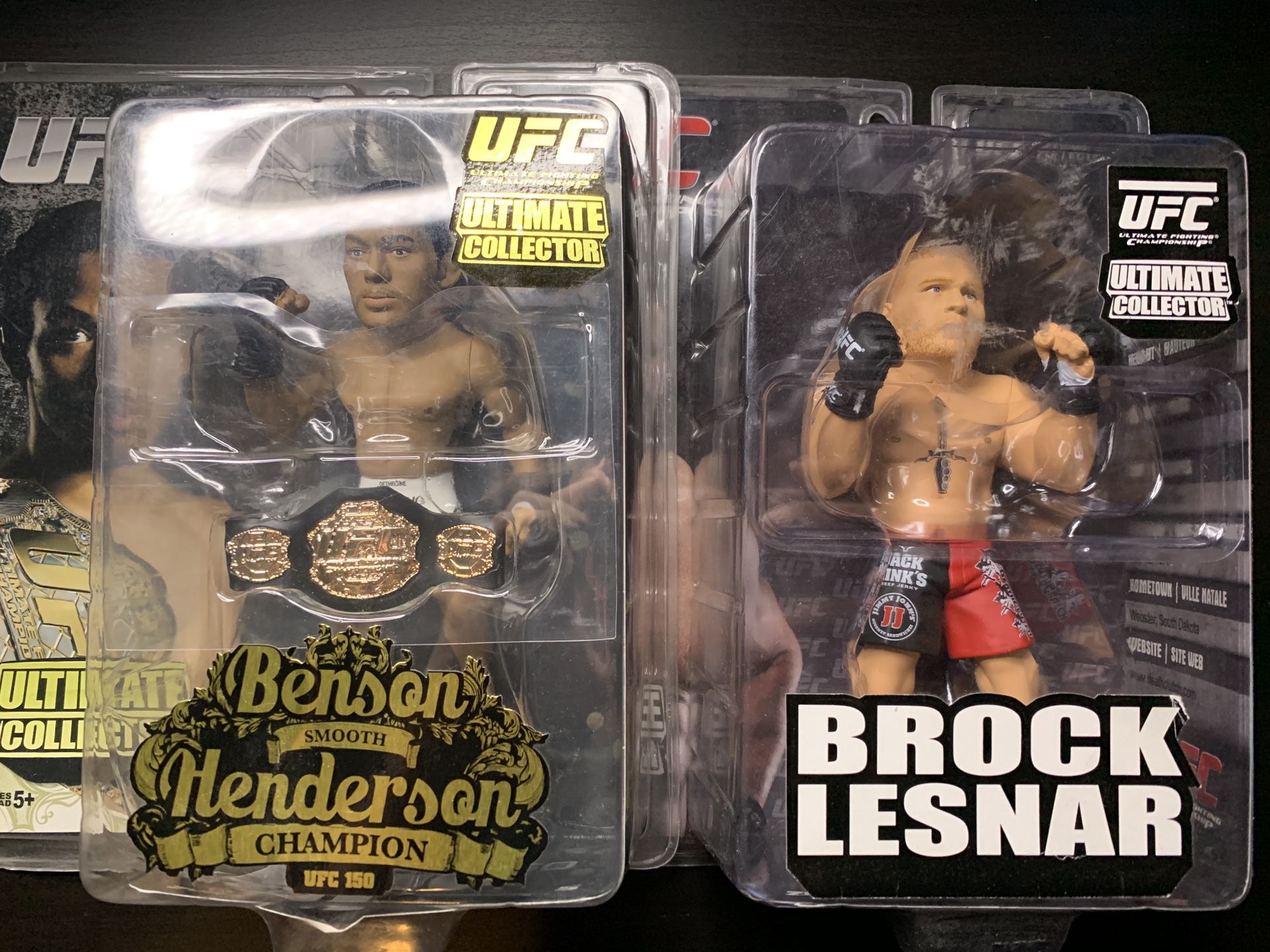 UFC action figure Ben Henderson Brock Lesnar