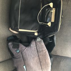 Baby Diaper Bags with Changing Station,  with USB Charging Port, Baby Essentials And Baby Carrier 