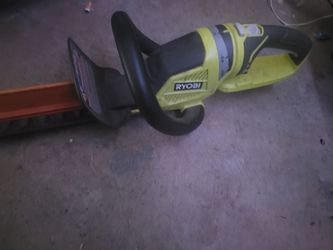 Ryobi cordless hedge trimmer