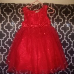 Red Toddler Dress