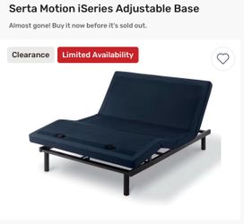Serta Motion iSeries Adjustable Bed Base - Like New $450 OBO