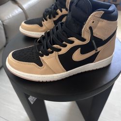 Nike Air Jordan 1 OG Heirloom Vachetta Tan Black White  Size 8