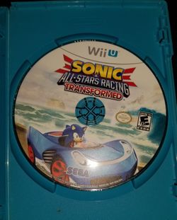 Used "Sonic & All-Stars Racing Transformed" Video Game  for Nintendo Wii U System 
