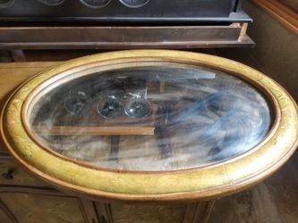 Cabinet with matching mirror