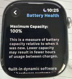 Apple Watch Series 11 46MM (GPS) – 100% Battery Health Capacity