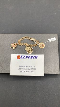 14kt Charm Bracelet 